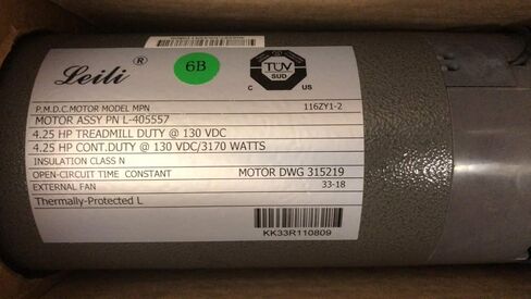 محرك محرك جهاز المشي HF Exchange مع دولاب الموازنة 4.25 HP 130VDC/3170 Watt محرك DC قوي لتشغيل سلس، استبدال سهل P/N L-405557 أو 405699 يعمل مع FreeMotion VMTL298110 in Kuwait