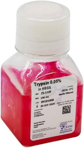 Trypsin-EDTA, 0.05% 1X Without Calcium and Magnesium 6 x 100 mL/Unit in Saudi Arabia