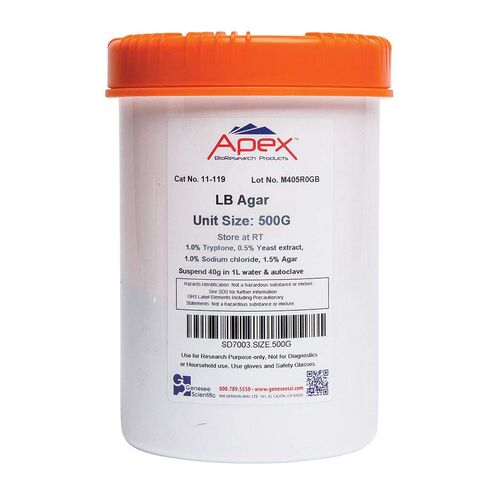 LB Agar (Lennox) Mix, 2kg, Low Salt, Powder Premix, 2kg/Unit in Saudi Arabia