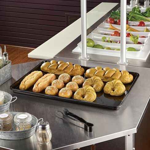 HUBERT Meat Case Display Tray Black - 26" L x 18" W x 3/4" H in Saudi Arabia