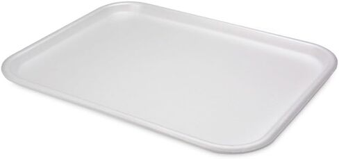 صينية سوبر ماركت Pactiv Evergreen، رقم 1216، 16.25 × 12.63 × 0.63، أبيض، فوم، 100/كرتون in Kuwait