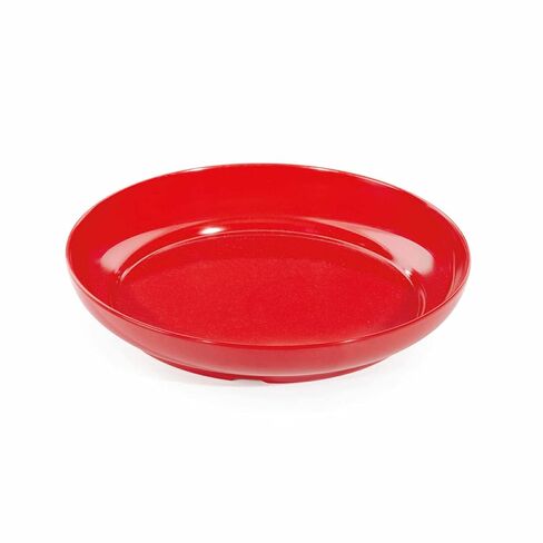 G.E.T. ST-12-1-R Round Beer Serving Tray, 12", Red (Set of 12) in Saudi Arabia