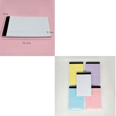 QMZKCSA Paper note books, Ruled Paper, 8" x 10.5", 70 Sheets per Notebook for Office, White in Saudi Arabia