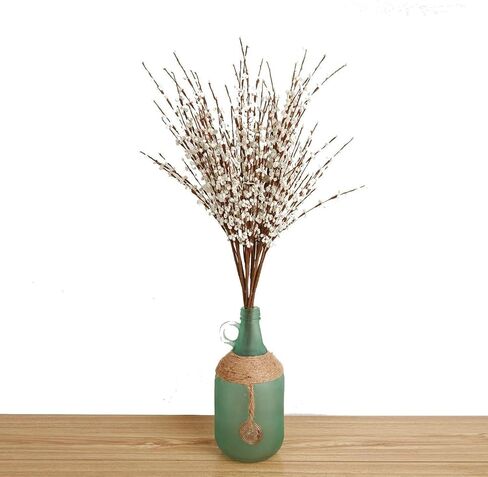 10 قطع 29.5 "طويلة من الزهور الاصطناعية زهور مزيفة ، الزهور الاصطناعية لحفل الزفاف منزل مكتب الحفلات الداخلية أو الفناء (أبيض) (10 ، أبيض) in Kuwait