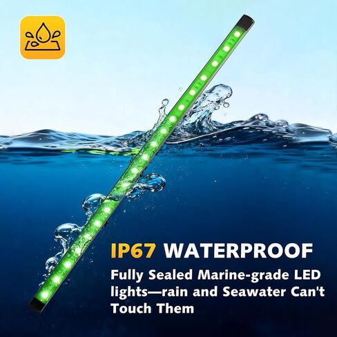أضواء الملاحة بالقارب LED، أضواء القارب الحمراء والخضراء LED مقاومة للماء، ضوء القوس للملاحة البحرية للصيد الليلي وركوب القوارب والملاحة والإضاءة، يناسب قوارب بونتون وباس وجون واليخوت in Kuwait