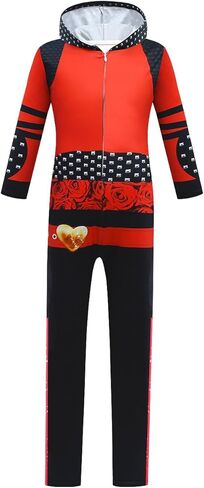 Gilrs Halloween Costume Party Cosplay Dress Up Jumpsuits Bodysuit with Wig Glove 5-12Y in Saudi Arabia