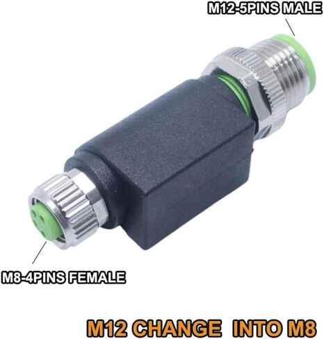 M12 to M8 5-PIN Female Connector Changed to 4-PIN Male Connector, M12 M8 Sensor Converter in Saudi Arabia