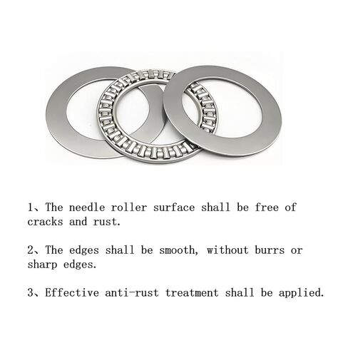 2 PCS AXK2542 High Precision Thrust Needle Roller Bearings with Washers - Bearing Steel Material in Saudi Arabia