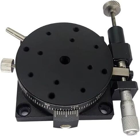 iDili Precision Manual Rotary Stage SEMR110-AR 110mm Diameter Fine Adjustment Rotation Platform in Saudi Arabia