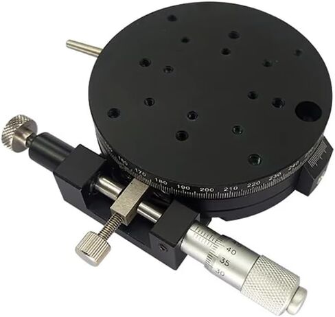 iDili Precision Manual Rotary Stage SEMR110-AR 110mm Diameter Fine Adjustment Rotation Platform in Saudi Arabia