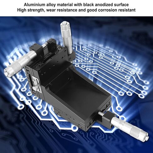 XYZ Exceptional Precision Lift Linear Motion Manual Stage Fine Tuning Slide Table 80 * 80mm in Kuwait