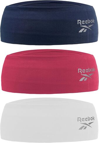 Reebok 3pk Interior Grip Headwrap – Secure, Lightweight, Damage-Free Hold | Quality Gym Hair Accessories for Active Comfort in Saudi Arabia