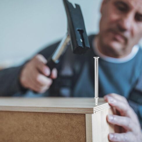 SOPAMI 200 قطعة من المسامير ذات الرأس المزدوج بدون خياطة مع قطعتين من أدوات الأكمام، أظافر مزدوجة الجوانب لا تترك علامات، ومسامير أمان غير مرئية للألواح الخشبية. in Kuwait