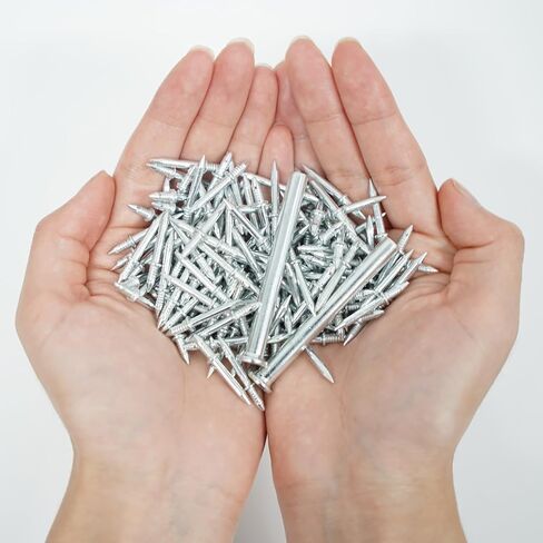 SOPAMI 200 قطعة من المسامير ذات الرأس المزدوج بدون خياطة مع قطعتين من أدوات الأكمام، أظافر مزدوجة الجوانب لا تترك علامات، ومسامير أمان غير مرئية للألواح الخشبية. in Kuwait