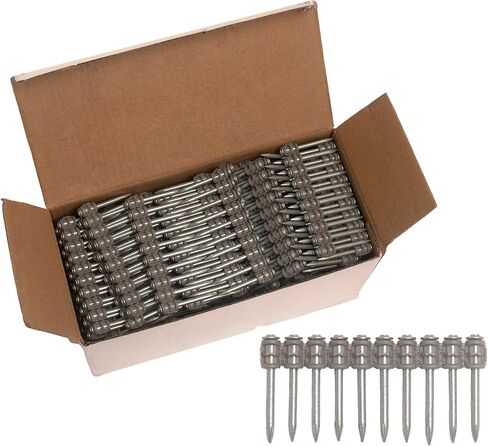 1000x مسامير خرسانية مجمعة 5/8 بوصة (16 مم)، 3/4 بوصة (19 مم)، 7/8 بوصة (22 مم)، 1 بوصة (25 مم)، 1 1/16 بوصة (27 مم)، 1 1/4 بوصة (32 مم) أو 1 1/2 بوصة (38 مم) - لـ Hilti فقط B3 MX، BX3 (3/4 بوصة) (19 ملم)) in Kuwait