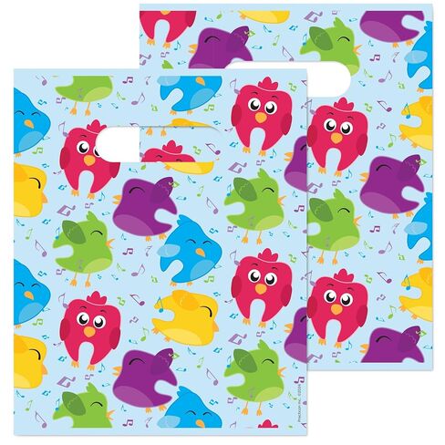 Practicon Tweety Molars 8" x 10" Dental Giveaway Bag, Dental Hygiene Patient Care Goodie Bag, Dentist Office Plastic Gift Bags, 100 Pack in Kuwait