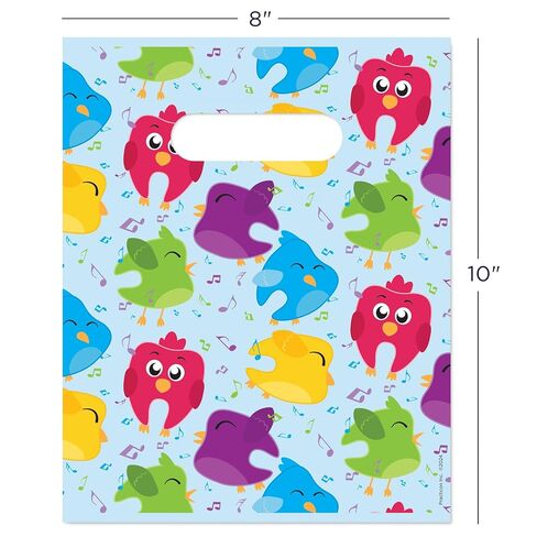 Practicon Tweety Molars 8" x 10" Dental Giveaway Bag, Dental Hygiene Patient Care Goodie Bag, Dentist Office Plastic Gift Bags, 100 Pack in Kuwait