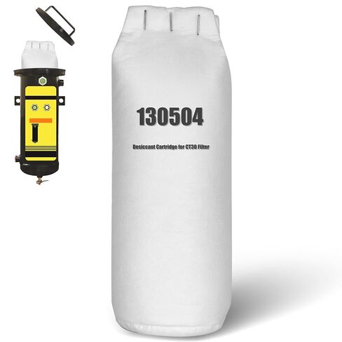 Replacement 130504 Desiccant Cartridge Compatible with Devilbiss CT30 Filter, Desiccant Cartridge for Devilbiss Air Dayer, High-Permeability Bag with Premium Absorbent Material in Kuwait