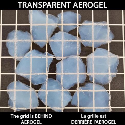 كتل ايروجيل 50 مل بحجم جسيمات 5-50 مم، مكعب عازل ايروجيل سيليكا للبيع، دخان متجمد مادة ناسا عالية التقنية للعلوم وتعليم العلوم والتكنولوجيا والهندسة والرياضيات، أخف المواد الصلبة النانوية على الأرض in Kuwait