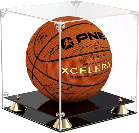 حافظة عرض القبعة، صندوق عرض قبعة بيسبول من الأكريليك الشفاف مع قاعدة مزدوجة الطبقة، واجهة عرض ذاتية التجميع لقبعة البيسبول، سناب باك، خوذة صغيرة، حماية من الأشعة فوق البنفسجية للتذكارات الموقعة in Kuwait