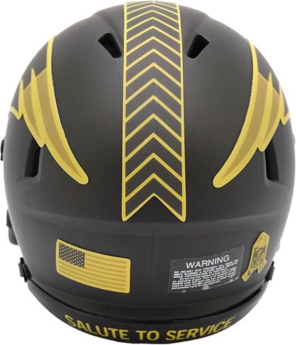 New England Patriots 2025 Salute to Service Mini NFL Football Helmet in Saudi Arabia