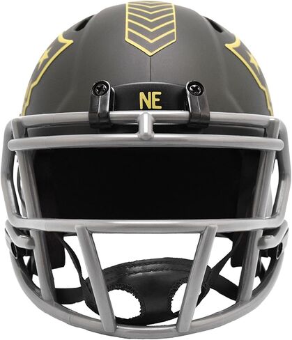 New England Patriots 2025 Salute to Service Mini NFL Football Helmet in Saudi Arabia