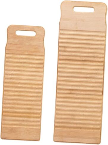 Totority 2pcs Bamboo Mini Washboard Slip Laundry Cleaning Board for Hand Washing Cloths and Boys and Girls in Saudi Arabia
