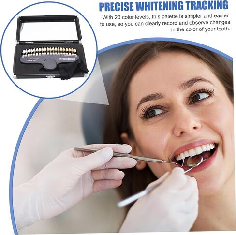 دليل ظلال الأسنان، أدوات احترافية ثلاثية الأبعاد R-20 لطب الأسنان، صواني تبييض الأسنان، مخطط ظلال تبييض الأسنان لتتبع ومقارنة صواني التأثير in Kuwait