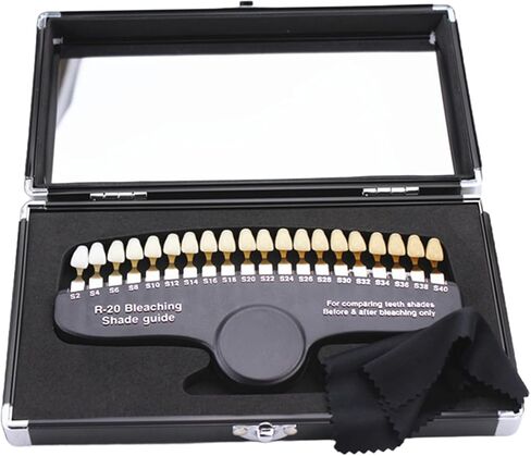 دليل ظلال الأسنان، أدوات احترافية ثلاثية الأبعاد R-20 لطب الأسنان، صواني تبييض الأسنان، مخطط ظلال تبييض الأسنان لتتبع ومقارنة صواني التأثير in Kuwait