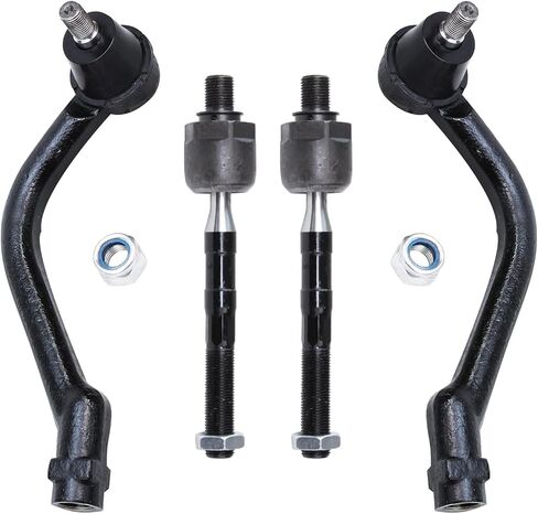 Detroit Axle - Front Tie Rods for 2002-2006 Honda CR-V 4 Inner & Outer Tie Rod Ends 2003 2004 2005 CRV Replacement in Saudi Arabia