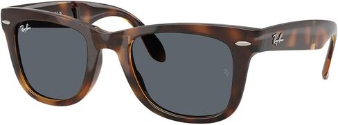Ray-Ban RB4105 Folding Wayfarer Square Sunglasses, Light Havana/Clear Gradient Brown, 54 mm in Saudi Arabia
