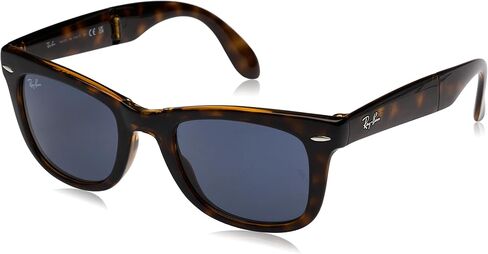 Ray-Ban RB4105 Folding Wayfarer Square Sunglasses, Light Havana/Clear Gradient Brown, 54 mm in Saudi Arabia
