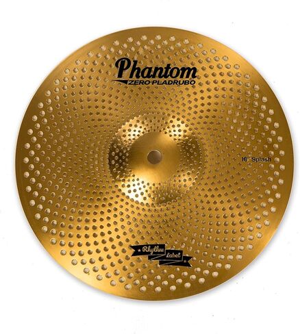 صنج صيني من خليط معدني 10 بوصة / 18 بوصة - ذهبي/أزرق/أسود، صنج ذو تأثير متين لمجموعة الطبول (ذهبي، 10 بوصة صنج سبلاش صامت) in Kuwait