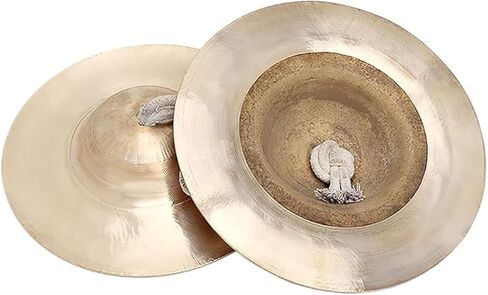 الصك الصيني، النحاس غونغ البرونزية الصينية غونغ الصينية فنغ شوي النحاس غونغ، الصنج اليد الصغيرة الصنج الاصبع 1 زوج، الصنج الصين التقليدية الصنج كبير الرأس (م) in Kuwait