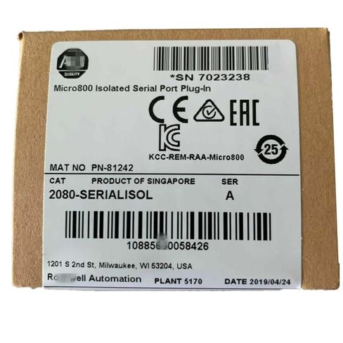 2080-SERIALISOL PLC Module 2080SERIALISOL Sealed in Box One Year Warranty in Saudi Arabia