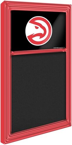 The Fan-Brand NBA Atlanta Hawks: Chalk Note Board- Sports Decor for Home, Game Room, Fan Cave & Garage - USA Made in Kuwait
