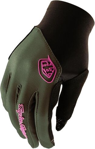 Troy Lee Designs Flowline Glove (2025) لركوب الدراجات الجبلية MTB ، Eyez Black ، متوسط in Kuwait