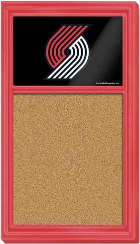 العلامة التجارية Fan-Brand NBA Portland Trail Blazers: لوحة ملاحظات من الفلين - ديكور رياضي للمنزل وغرفة الألعاب وكهف المعجبين والمرآب - صناعة أمريكية in Saudi Arabia
