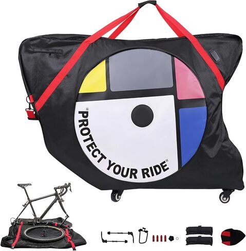 1680D Oxford Cloth Portable Folding Cycling Bag Bicycle & Packaging Bag for Mountain Bike Road Bike E-bike in Kuwait