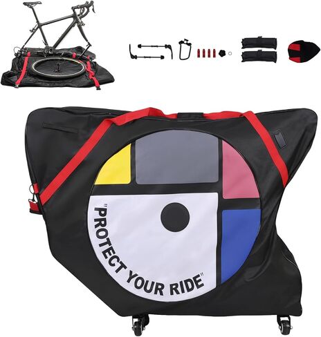 1680D Oxford Cloth Portable Folding Cycling Bag Bicycle & Packaging Bag for Mountain Bike Road Bike E-bike in Kuwait