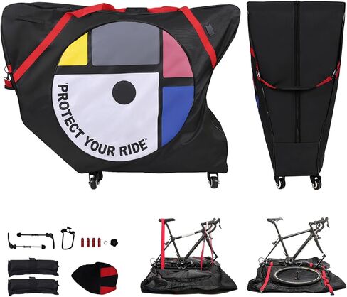 1680D Oxford Cloth Portable Folding Cycling Bag Bicycle & Packaging Bag for Mountain Bike Road Bike E-bike in Kuwait