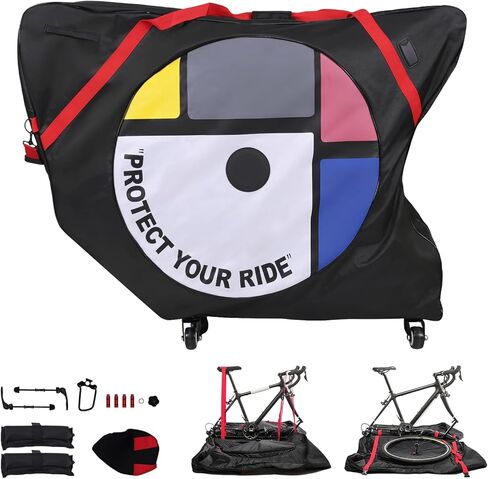1680D Oxford Cloth Portable Folding Cycling Bag Bicycle & Packaging Bag for Mountain Bike Road Bike E-bike in Kuwait