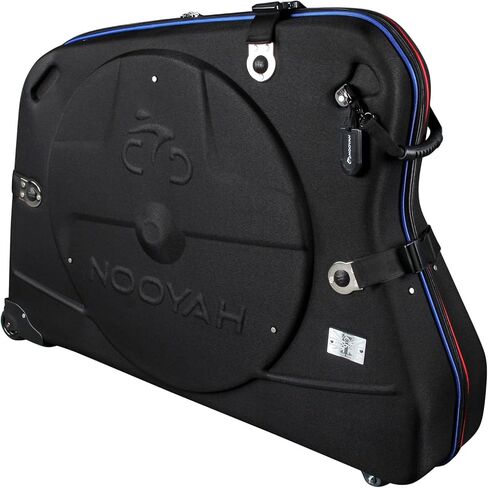 NOOYAH Bike Travel Case Hardshell Bicycle Airplane Travel Bag Lightweight & Durable Cycling EVA Pod with TSA Lock for Road and MTB Bikes Transport in Saudi Arabia