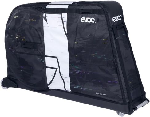 EVOC Bike Bag Pro Multi-Color - Lightweight Impact-Resistant Polycarbonate Bike Transport Bag with CLIP-ON WHEEL 3.0, Fits Road, Gravel, XC, Enduro & DH Bikes up to 130cm Wheelbase, Includes Bike Stan in Saudi Arabia