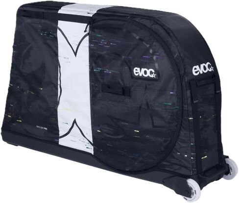 EVOC Bike Bag Pro Multi-Color - Lightweight Impact-Resistant Polycarbonate Bike Transport Bag with CLIP-ON WHEEL 3.0, Fits Road, Gravel, XC, Enduro & DH Bikes up to 130cm Wheelbase, Includes Bike Stan in Saudi Arabia