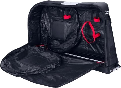 EVOC Bike Bag Pro Multi-Color - Lightweight Impact-Resistant Polycarbonate Bike Transport Bag with CLIP-ON WHEEL 3.0, Fits Road, Gravel, XC, Enduro & DH Bikes up to 130cm Wheelbase, Includes Bike Stan in Saudi Arabia