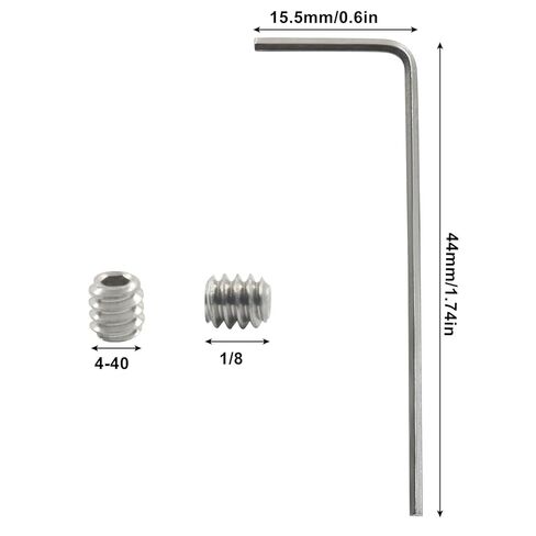 25 قطعة من براغي مجموعة مقابس سداسية من الفولاذ المقاوم للصدأ مقاس 4-40 × 1/8 بوصة، براغي مجموعة مقابس سداسية من الفولاذ المقاوم للصدأ بنقطة كأس فضية in Kuwait