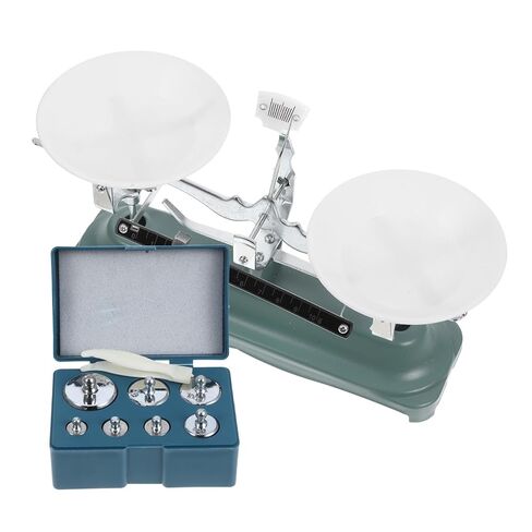 Mobestech Portable Laboratory Three-Beam Balance Scale with 500g Weights Mechanical Balance Scale Tray for Teaching Tools and Science Experiments in Saudi Arabia