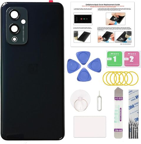 Compatible with OnePlus 8T Back Cover Replacement, OnePlus 8T Back Housing Door with Pre-installed Camera Lens, Repair Tools & Instruction, Aquamarine Green in Saudi Arabia