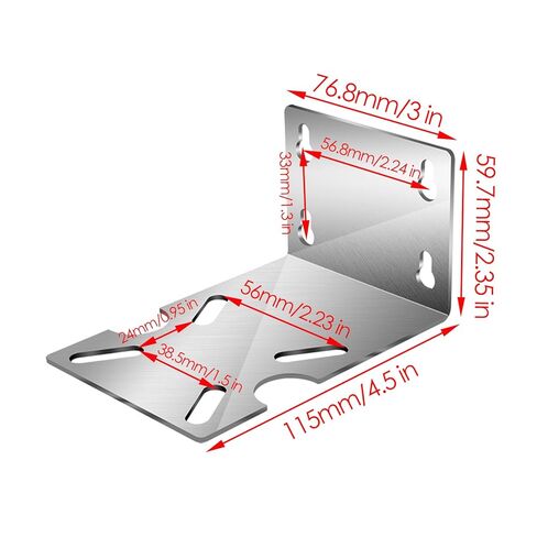 Stainless Steel Universal Water Filter Bracket Mount for 10-inch & 20-inch RO System Housing, Heavy-Duty Wall Mounting Bracket (1-Pack) in Kuwait